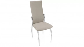 Стул «Комфорт-М» Каркас Хром, Велюр DREAM Beige (бежевый) в Пыть-Яхе - pyt-yah.mebel-tymen.ru | фото