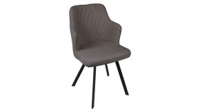 Стул «Лукас» Черный муар, Микровелюр BRENDY Latte в Пыть-Яхе - pyt-yah.mebel-tymen.ru | фото