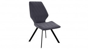 Стул «Матэо»  Черный муар, Микровелюр BRENDY Graphite в Пыть-Яхе - pyt-yah.mebel-tymen.ru | фото