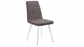 Стул «Рони»  Белый муар, Микровелюр BRENDY Latte в Пыть-Яхе - pyt-yah.mebel-tymen.ru | фото