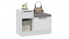 Тумба для обуви «Агата» комбинированная Белый в Пыть-Яхе - pyt-yah.mebel-tymen.ru | фото