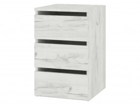 Тумба Кент-1 Секция-4 Дуб Крафт Белый в Пыть-Яхе - pyt-yah.mebel-tymen.ru | фото