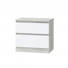 Тумба прикроватная Лори, дуб серый/белый в Пыть-Яхе - pyt-yah.mebel-tymen.ru | фото