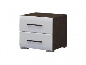 Тумба прикроватная Ненси Венге-Белый глянец в Пыть-Яхе - pyt-yah.mebel-tymen.ru | фото