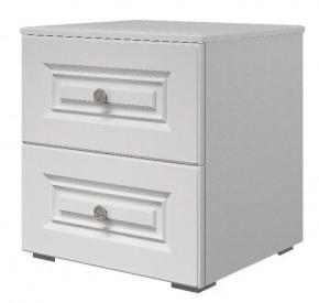 Тумба прикроватная Олимп 2 ящика белый в Пыть-Яхе - pyt-yah.mebel-tymen.ru | фото