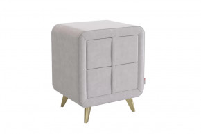 Тумба прикроватная Софи 2 галька (велюр) в Пыть-Яхе - pyt-yah.mebel-tymen.ru | фото