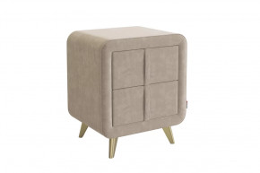 Тумба прикроватная Софи 2 капучино (велюр) в Пыть-Яхе - pyt-yah.mebel-tymen.ru | фото