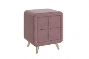Тумба прикроватная Софи 2 пудра (велюр) в Пыть-Яхе - pyt-yah.mebel-tymen.ru | фото