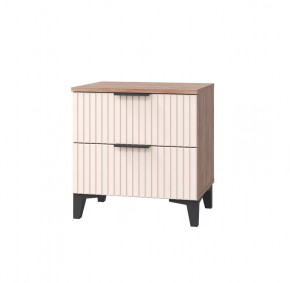 Тумба прикроватная Тоскана, дуб табачный/бисквит в Пыть-Яхе - pyt-yah.mebel-tymen.ru | фото