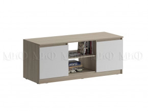 Тумба ТВ Челси Белый глянец, дуб сонома в Пыть-Яхе - pyt-yah.mebel-tymen.ru | фото