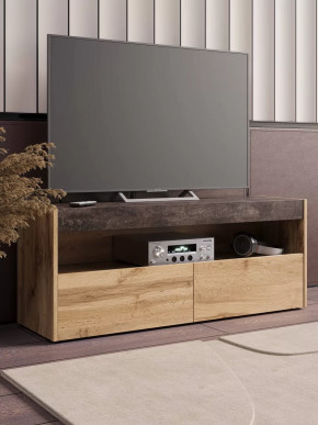 ТВ тумба Вегас Дуб Вотан/Ателье темный в Пыть-Яхе - pyt-yah.mebel-tymen.ru | фото