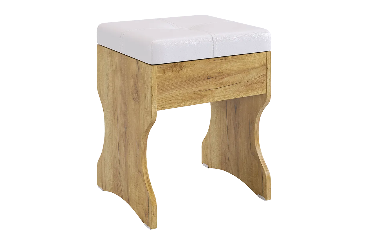 Пуф Виктория-1 дуб крафт золотой в Пыть-Яхе - pyt-yah.mebel-tymen.ru | фото