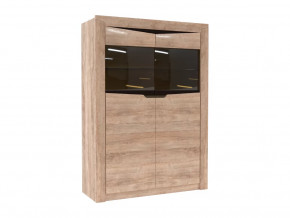 Витрина малая Версаль-5 Секция-11 Дуб баррик в Пыть-Яхе - pyt-yah.mebel-tymen.ru | фото