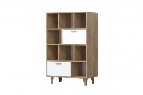 ЭГО К-1 Комод, дуб крафт золотой/белый глянец Диал в Пыть-Яхе - pyt-yah.mebel-tymen.ru | фото