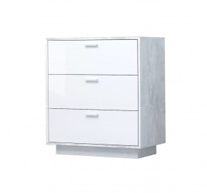 ЭГО К-3 Комод Диал бетон светлый на цоколе в Пыть-Яхе - pyt-yah.mebel-tymen.ru | фото