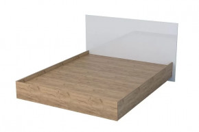 ЭГО Кровать (арт.031) Дуб крафт/Белый глянец Диал в Пыть-Яхе - pyt-yah.mebel-tymen.ru | фото